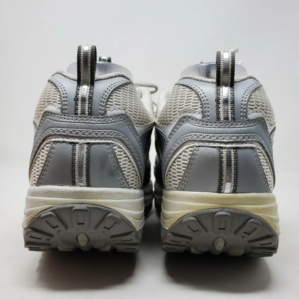 WOMENS SKECHERS SHAPE UPS WHITE MESH WALKING SHOES